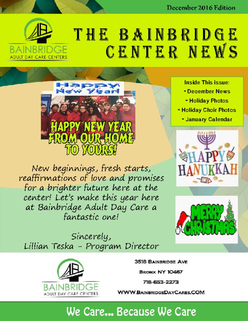 thumbnail of Bronx December Newsletter